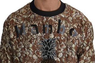 Mehrfarbiger MAMBO Jacquard Ananas Pullover