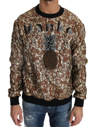 Mehrfarbiger MAMBO Jacquard Ananas Pullover