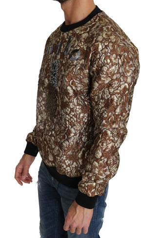 Mehrfarbiger MAMBO Jacquard Ananas Pullover
