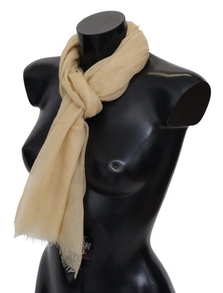 Beiger Kaschmir Unisex-Halstuch