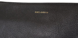 Schwarze Exotic Leather Umhängetasche Alta Sartoria