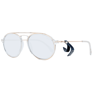 Gafas de sol de metal y plástico dorado