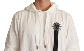 Weißer Kapuzenpullover – Limitierte Auflage