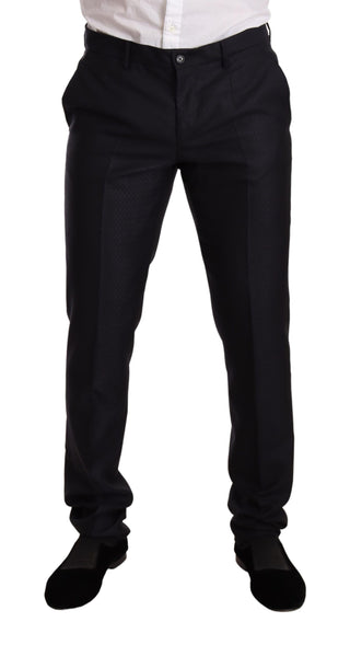 Traje de 2 Piezas SLIM FIT de Patrón Azul MARTINI