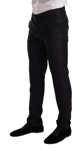 Traje de 2 Piezas SLIM FIT de Patrón Azul MARTINI