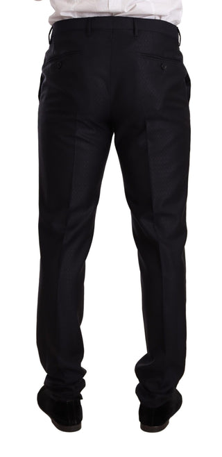 Traje de 2 Piezas SLIM FIT de Patrón Azul MARTINI