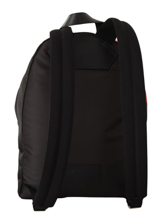 Rot-schwarzer urbaner Rucksack aus Nylon