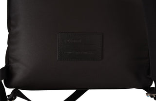 Rot-schwarzer urbaner Rucksack aus Nylon