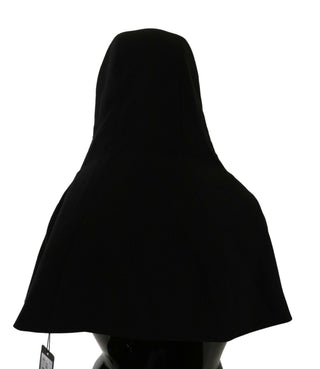 Schwarze Woll-Sturmhaube