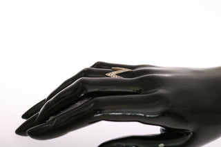 Anillo claro auténtico de plata para mujeres
