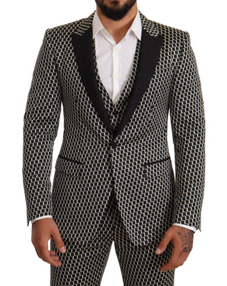 Dark Gray Check 3 Piece Set MARTINI Suit