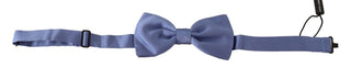 Lila 100% Seide Verstellbare Hals Papillon Fliege