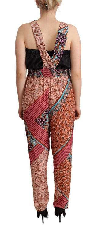 Mono vestido de mujer de viscosa con estampado floral multicolor