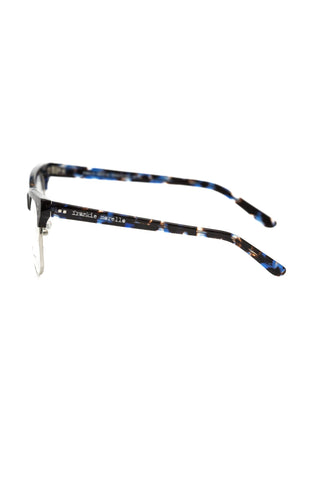 Montura metálica azul para hombres