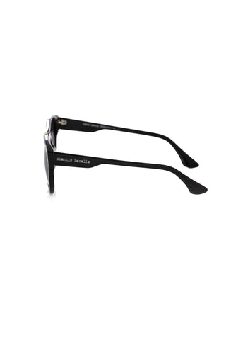 Schwarze Herren-Sonnenbrille aus Azetat