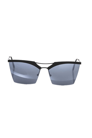 Damen-Sonnenbrille, Schwarz Metallic