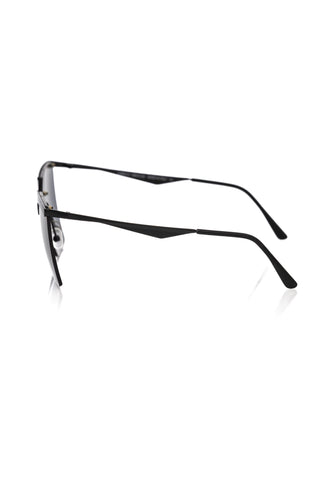 Damen-Sonnenbrille, Schwarz Metallic