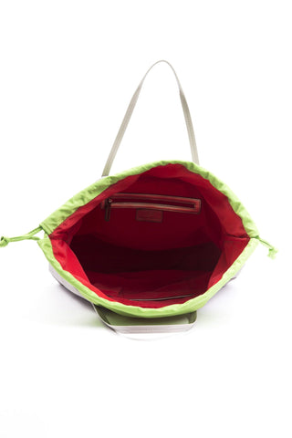 Bolso de hombro de poliéster gris para mujer