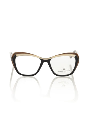 Schwarze Acetat-Damenbrillenfassung