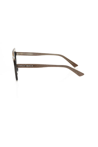Montura de acetato negra para gafas de mujer
