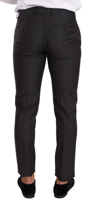 Dark Gray MARTINI Single Breasted 2 Piece Suit