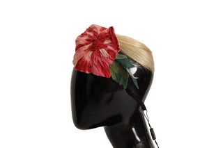 Diadema de seda negra con cabello blanco Parrucchiera