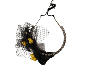 Lila Kristall-Diadem Stirnband Zitronen Sizilien Tiara