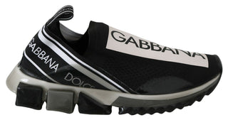 Schwarz Weiß SORRENTO Sport-Stretch-Sneakers