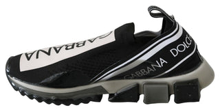 Schwarz Weiß SORRENTO Sport-Stretch-Sneakers