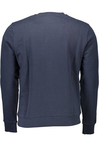 Blue Cotton Men's Sweatshirt