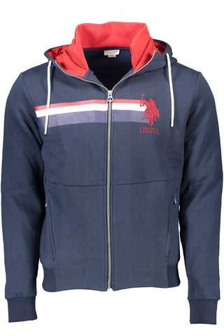 Blaues Baumwoll-Sweatshirt für Herren