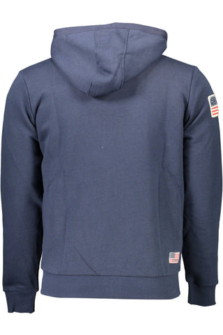 Blaues Baumwoll-Sweatshirt für Herren