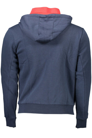 Blaues Baumwoll-Sweatshirt für Herren