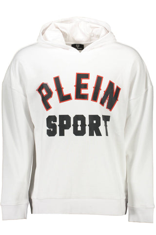 Sudadera blanca de algodón para hombre