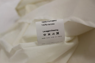 Weißes Neckholder-Teekleid bis zum Knie