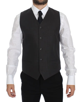 Graues Slim Fit Leinen-Sakko