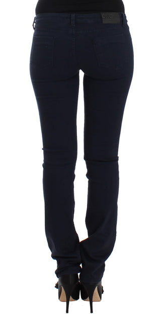 Jeans de pierna recta azul