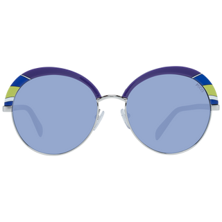 Violettfarbene Metallsonnenbrille