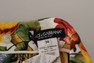 Mehrfarbiger Patchwork Sicily Langer Maxi-Rock