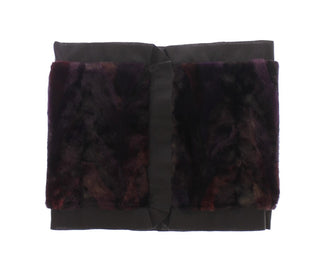 Lila MINK Pelz Schal Foulard Halstuch