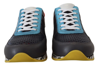 Mehrfarbige Sport-Sneaker mit niedrigem Schaft