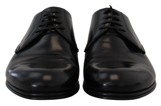 Zapatos formales de vestir de cuero negro