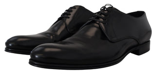 Zapatos formales de vestir de cuero negro