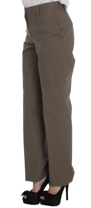 Traje de lana y algodón beige