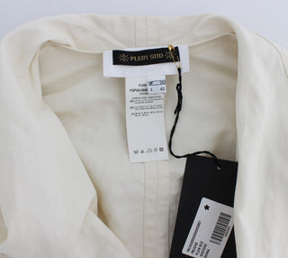 Weißer Trenchcoat