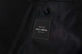 Black Double Breasted Coat Blazer Jacket
