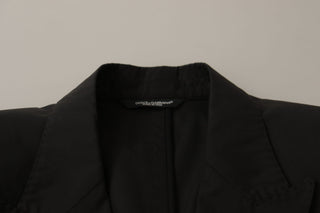 Blazer TAORMINA negro de un solo botón