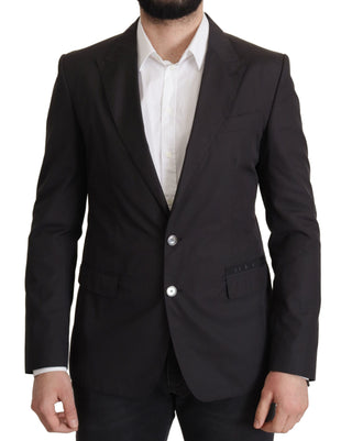 Blazer TAORMINA negro de un solo botón