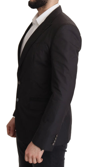 Blazer TAORMINA negro de un solo botón