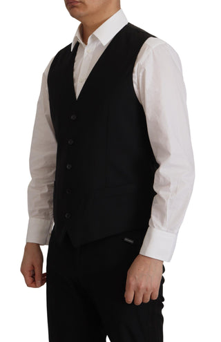 Schwarze Jackenweste 2-teiliger MARTINI Blazer